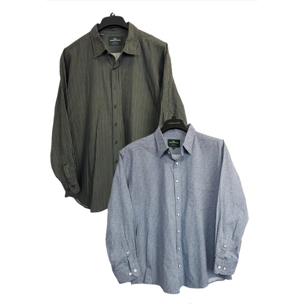 Lot of 2 Shirts Men's 2XL RODD & GUNN Sports Fit Long Sleeve Button Front